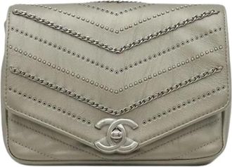 Chanel Borsa Pre-owned con Patta - - Pre-owned - Donna - Grigio - ONE SIZE