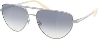 Ralph Lauren RL7090 90017B Womens Sunglasses Silver Size 59