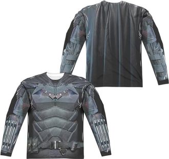 Gildan The Batman (2022) Uniform T-Shirt Long Sleeve Adult Poly Crew