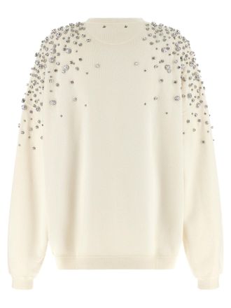 Golden Goose Crystal-Embellished Sweatshirt - Cream