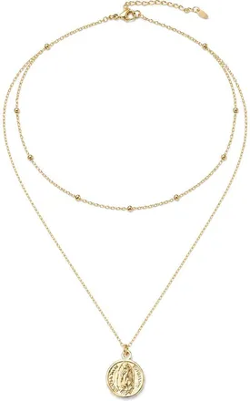 Argento Vivo Guadalupe Double Layer Necklace in Gold at Nordstrom