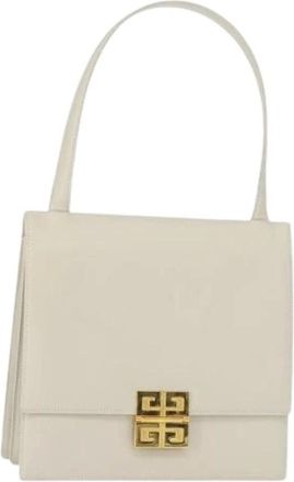 Givenchy Pre-owned Shoulder Bags, female, Gray, Size: ONE SIZE Pre-owned Leather Shoulder Bag