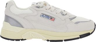 Autry White Hyperway Low-Top Sneakers