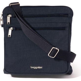 Baggallini Securtex Anti-Theft Large Crossbody Bag in French Navy at Nordstrom