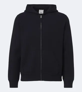 Allude Hooded wool and cashmere jacket
