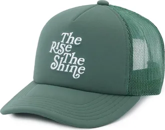 Vuori Clothing The Rise The Shine Trucker Hat Green