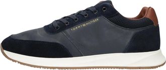 Tommy Hilfiger Dressy Runner Sneakers - Heren - Sneakers - Blauw - 42 EU - Linnen - Schoenen