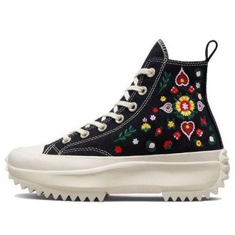 Converse Run Star Hike Platform High Floral Embroidery A02192C