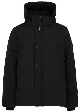 Canada Goose Wyndham Quilted Arctic-tech Parka - Black - XL, Mens Designer Parka, Male