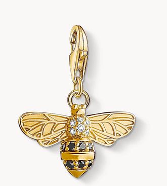 Thomas Sabo Charm dorato, bianco e nero-Oro