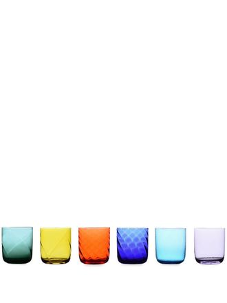 Ichendorf Riga glass tumblers (set of six) - unisex - glass - One Size - Orange