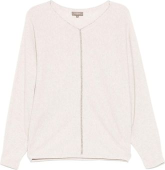 N.Peal Maglione Metal Batwing - Grigio