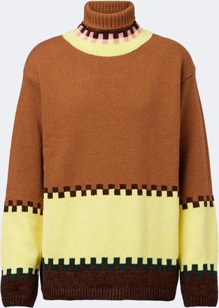 La DoubleJ Fireside c&ocirc;te anglaise sweater