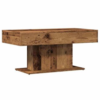 vidaXL Mesa De Centro De Madera Antigua, 96x50x45 Cm, Madera De Ingenier&iacute;a Vidaxl