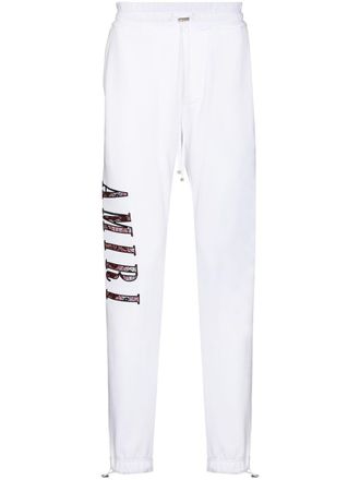 Amiri Trainingsbroek met paisley-logo - Wit