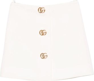 Gucci Rokken, Dames, Wit, S, Wol, Wolrok