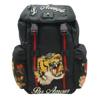 Gucci Pre-owned Backpack - unisex - Gucci Vintage - Vintage Backpacks - Black - ONE SIZE - Pre-owned