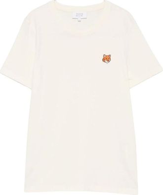 Maison Kitsun&eacute; Tops, Dames, Beige, L, T-Shirts