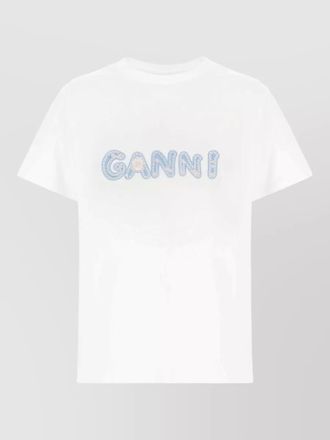 Ganni cotton t-shirt