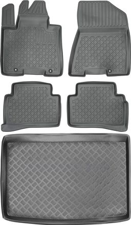 OEM Juego De Alfombrillas Para Kia Sportback Iv Suv De 2015-2018: Alfombrilla Para Coche + Alfombrilla Para Maletero