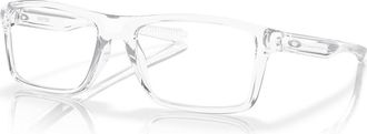 Oakley 59mm Rectangle optical glasses in Transparent at Nordstrom