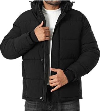 Pepe Jeans London Gewatteerde jas - Heren - Jassen - Zwart - Maat: M