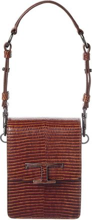 Tod's Embossed Leather Crossbody
