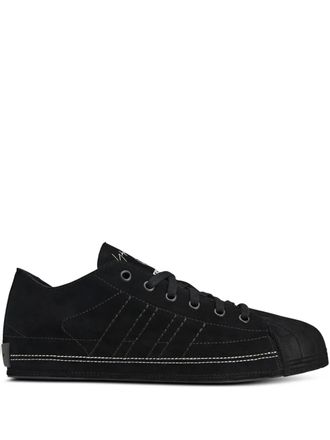 Yohji Yamamoto x Neighborhood Nizzastar sneakers - unisex - Fabric/Calf Suede/Rubber/Rubber - 11.5 - Black