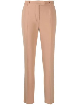 Max Mara Jerta high-waisted wide-leg trousers - women - Triacetate/Polyester - 42 - Neutrals