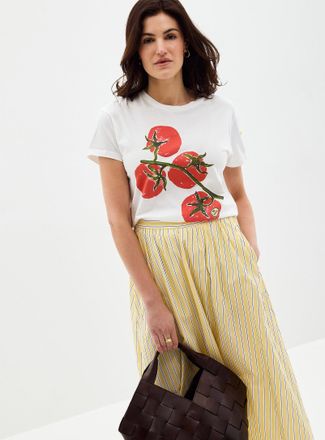 Nach Bijoux Womens Tomatoes on the vine T-shirt