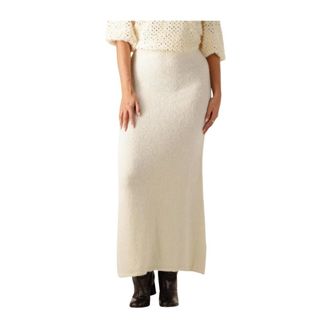 Ydence Ydence, Dames, Rokken, Beige, Maat: S Wol