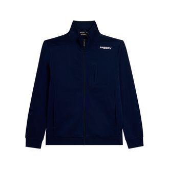 Freddy Felpa full zip con taschino e collo alto