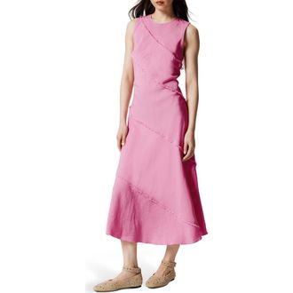 & Other Stories Fringe Detail Dress in Pink Light at Nordstrom Rack, Size 8