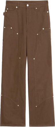 Zadig&Voltaire Pantaloni Perya con borchie - Marrone