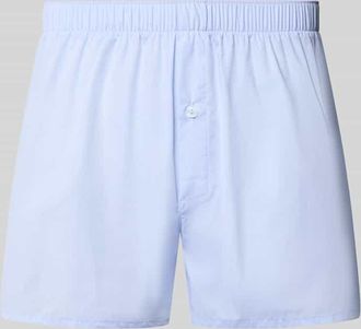 Hanro Boxershorts mit elastischem Bund in Hellblau, Gr&ouml;&szlig;e XXL