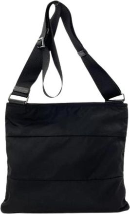 Prada Pre-owned Vintage Schoudertas - Dames - Vintage Schoudertas - Zwart - ONE Size - Nylon - Vintage