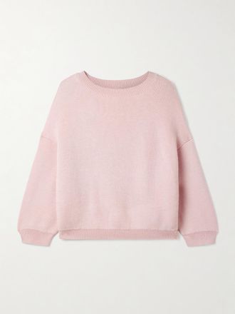 Khaite Pullover In Misto Cashmere E Mohair Sabina - Rosa