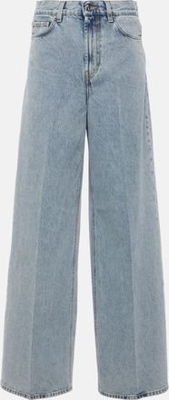 Toteme High-rise wide-leg jeans