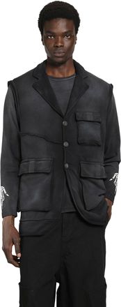 Massimo Sabbadin Washed Jersey Waistcoat