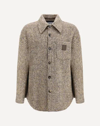 Loewe M&eacute;lange wool blend Overshirt Male 48