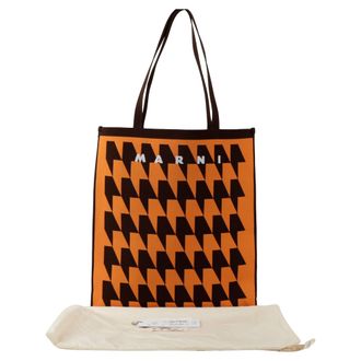Marni Pattern Tote Shoulder Bag