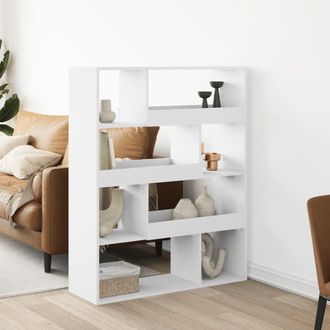 Berkfield Home Room Divider White 100x33x125.5 cm Engineered Wood