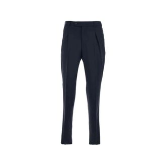 Pantaloni Torino Heren, Broeken, Blauw, Maat: XL Wol