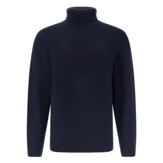 Boggi Milano Heren, Truien, Blauw, Maat: 2XL Wol