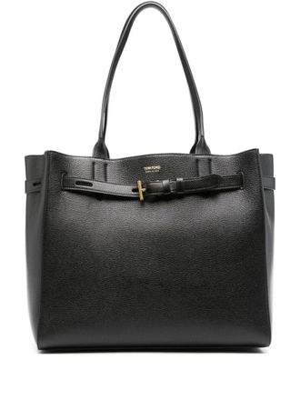 Tom Ford Black leather tote bag