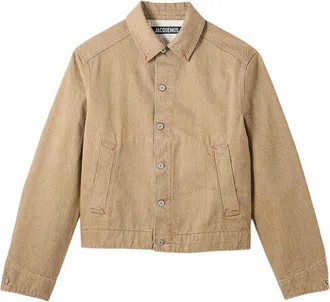 Jacquemus Beige Miranda De-Nimes Jacket In Denim