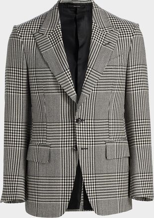Tom Ford Men & apos;s Master Prince of Wales Wool Jacket