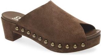 Pedro Garcia Nain Peep Toe Platform Mule in Chocolat Castoro at Nordstrom, Size 8.5Us