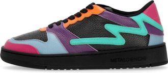 Gienchi Icx Low - Heren - Sneakers - Veelkleurig - 46 EU - Leer - Schoenen