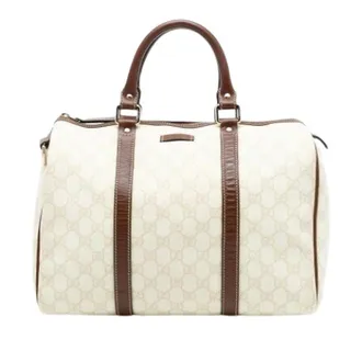 Gucci Pre-owned Handbags, female, White, Size: ONE SIZE Pre-owned Vintage Travel Bag